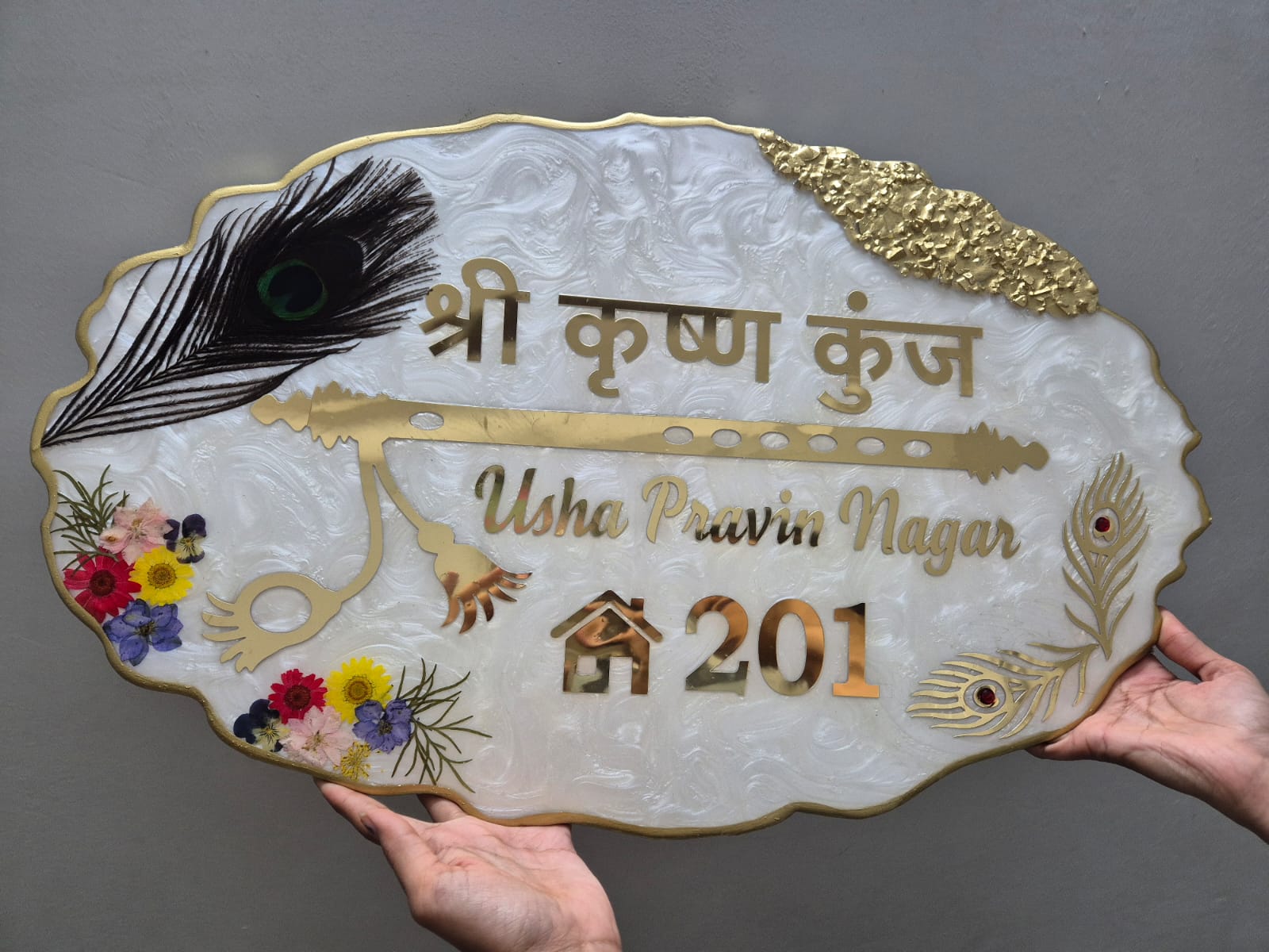 Luxury Marbled Resin Wallpaper Design - Netra