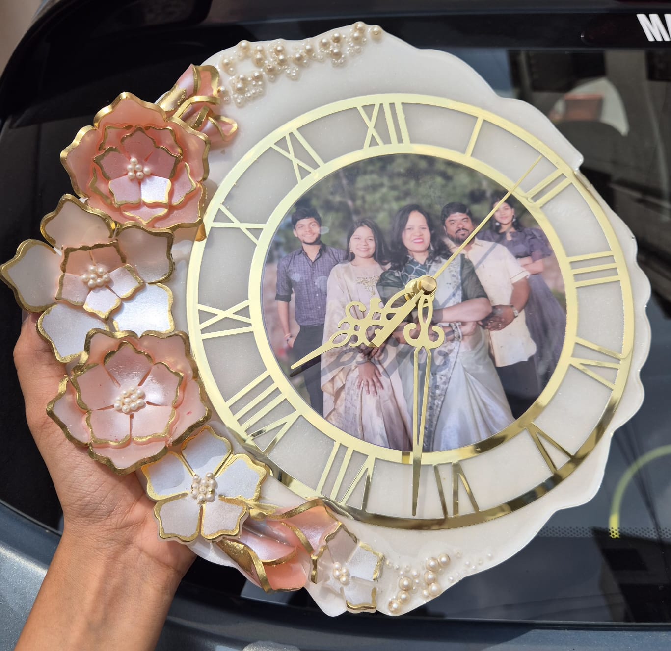 Black and Gold Resin Fusion Wallpaper - Netra Interiors